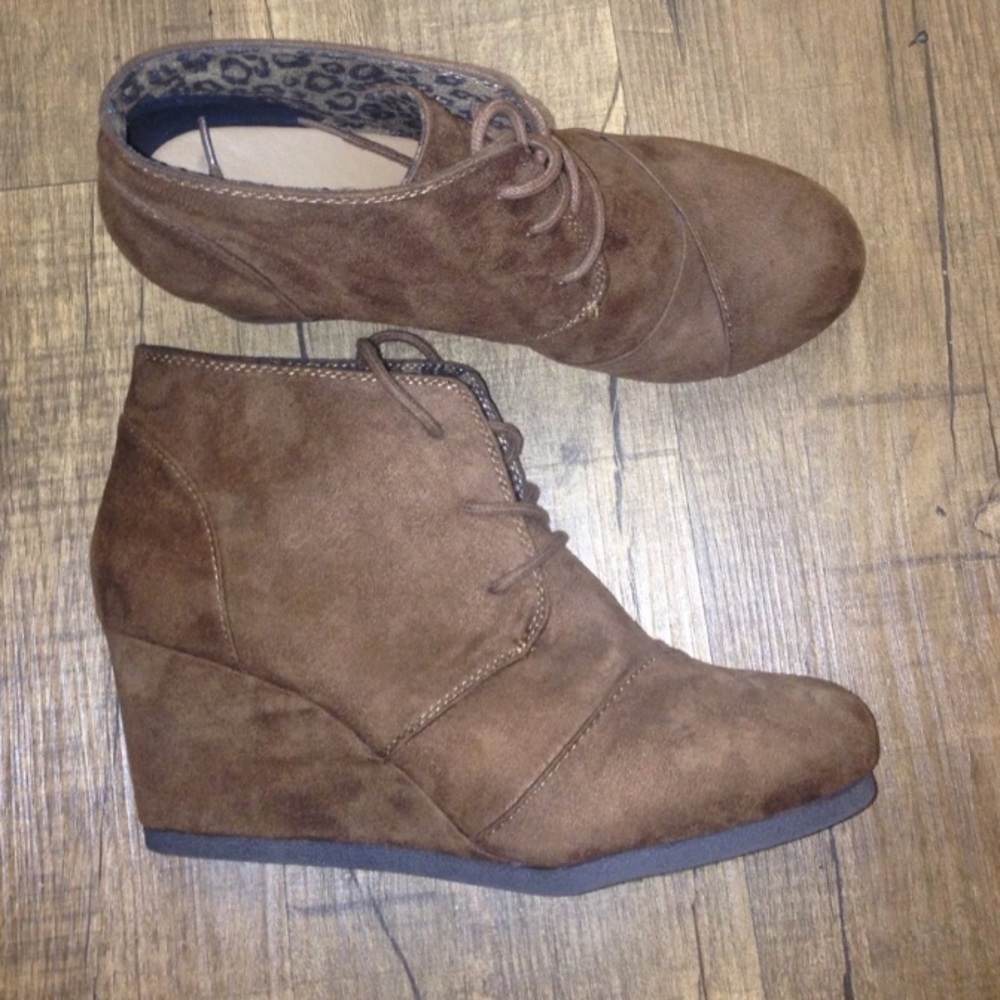 Brown Booties Size 8.5